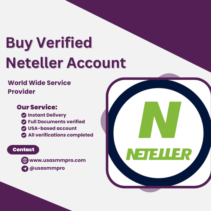 Buy Verified Neteller Account - USASMMPRO
