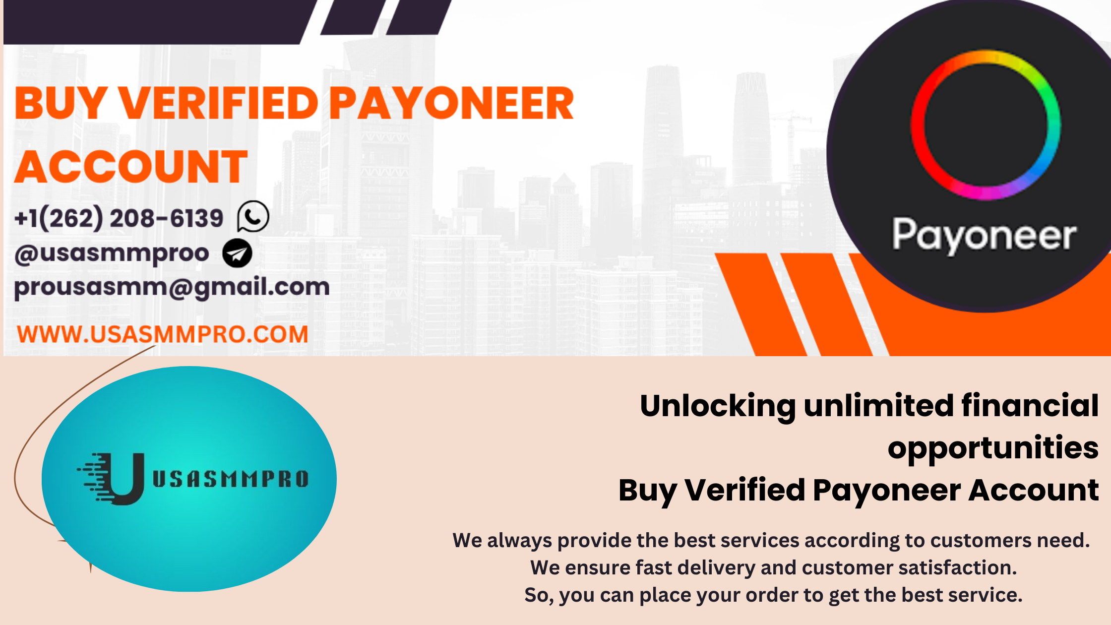 Buy Verified Payoneer Account 